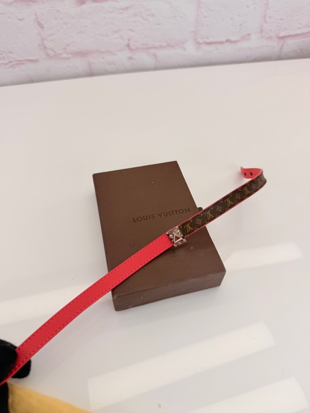 Louis Vuitton Bicolor Monogram Canvas Lockit Double Wrap Bracelet 17 - Picture 7 of 12